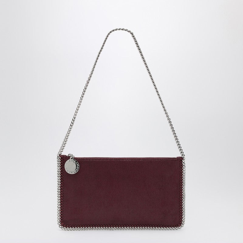 Stella Mccartney Falabella Plum Coloured Clutched Shoulder Bag Glam Steals