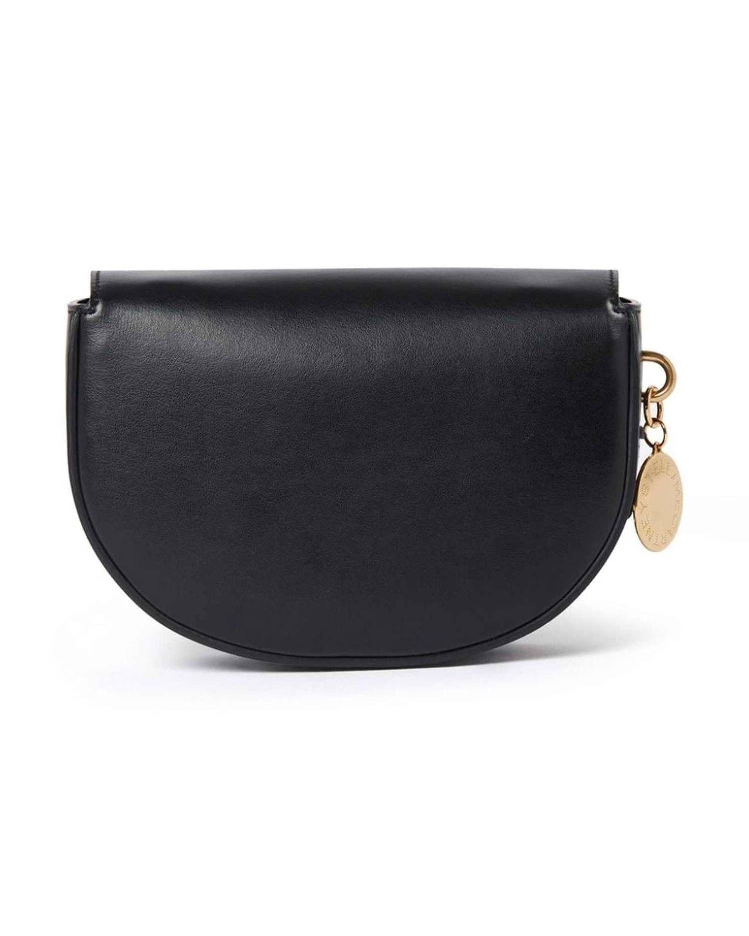 Stella Mccartney Leather Frayme Faux Shoulder Bag Shoulder Bags