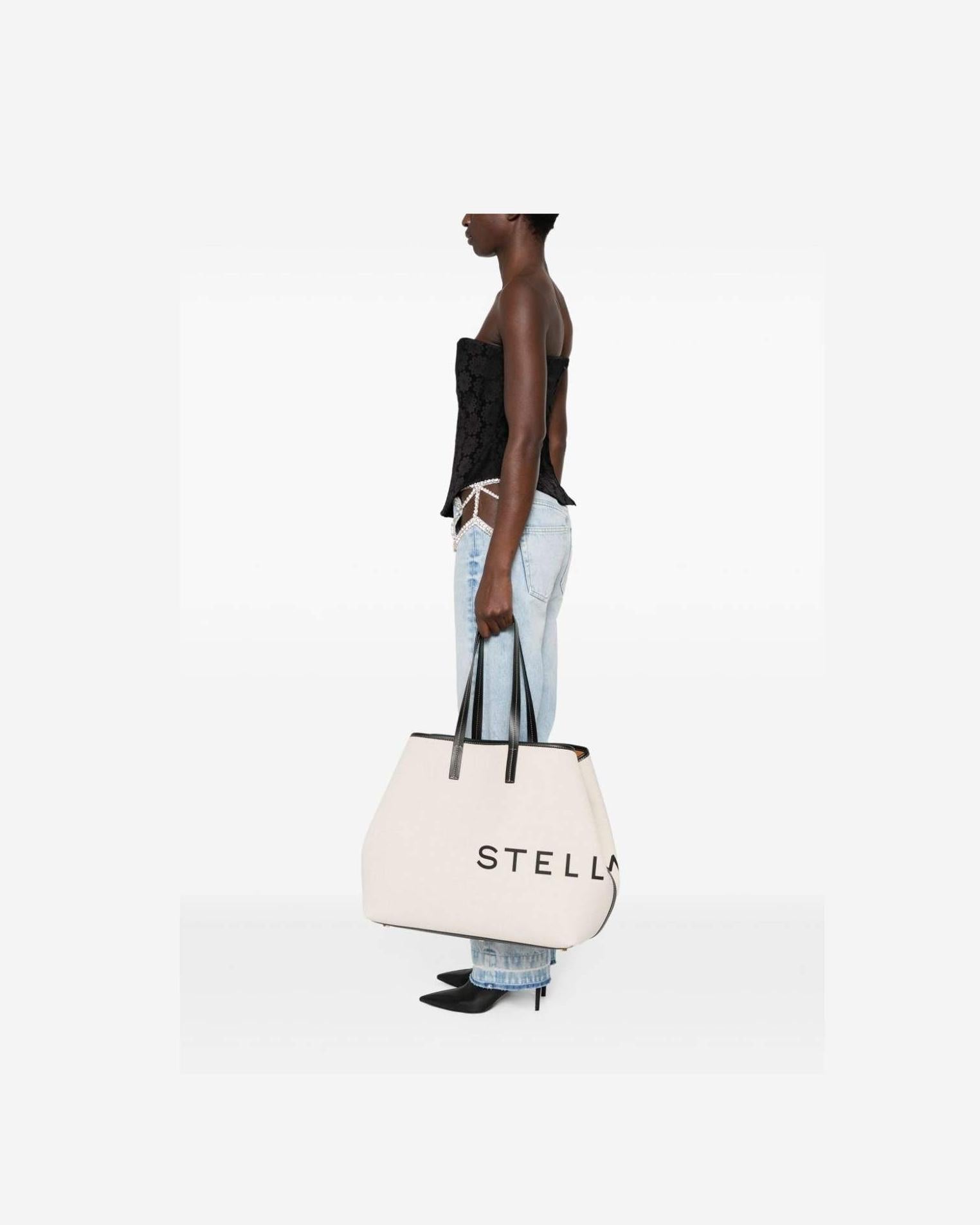Stella Mccartney Logo Print Detachable Purse Bag Glam Steals