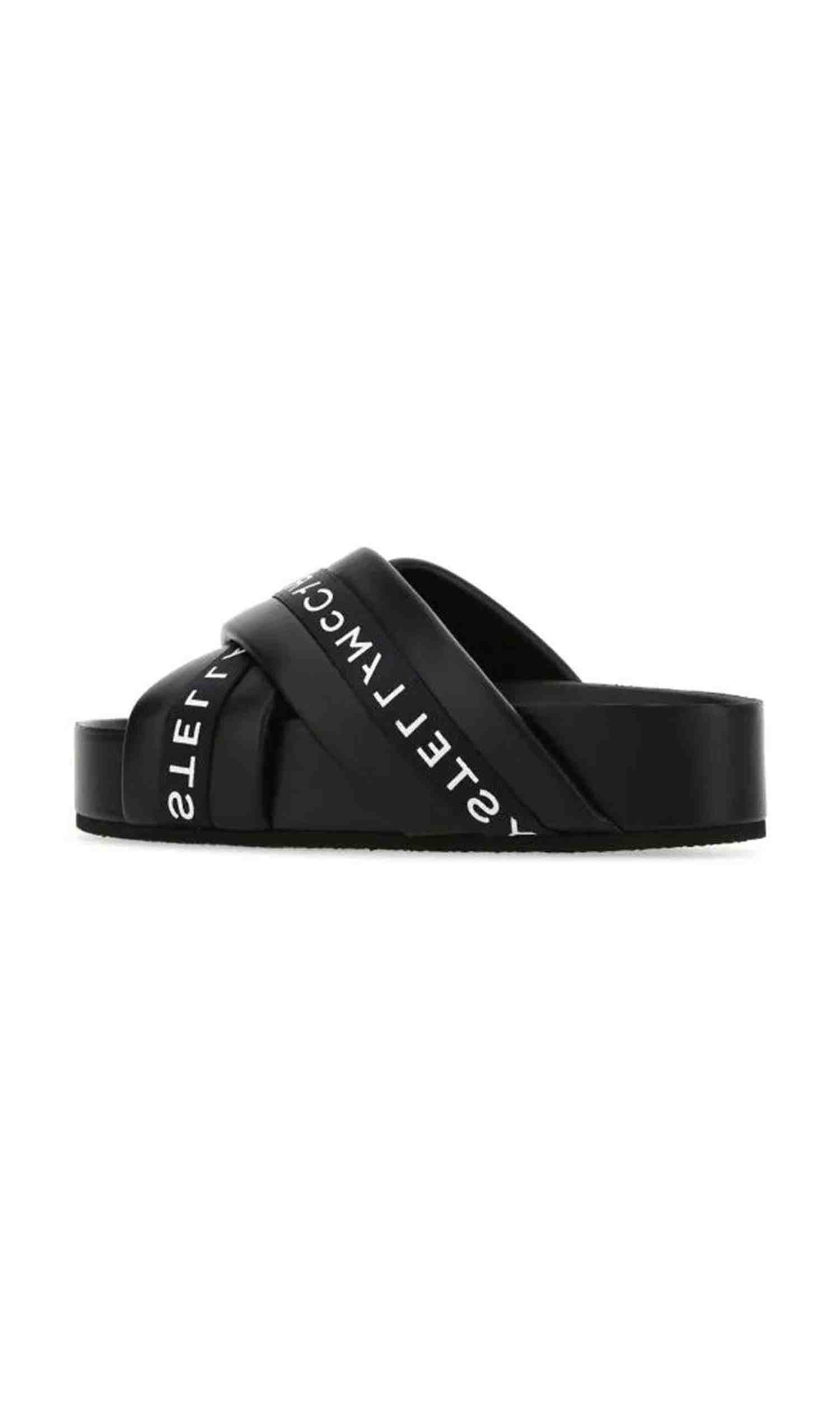 Stella Mccartney Logo Slippers Glam Steals