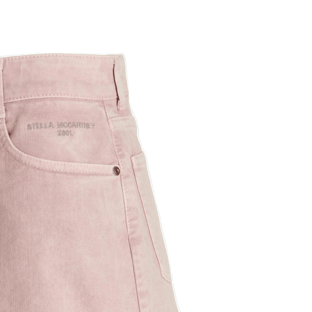 Stella Mccartney Multicolor Denim Shorts Glam Steals