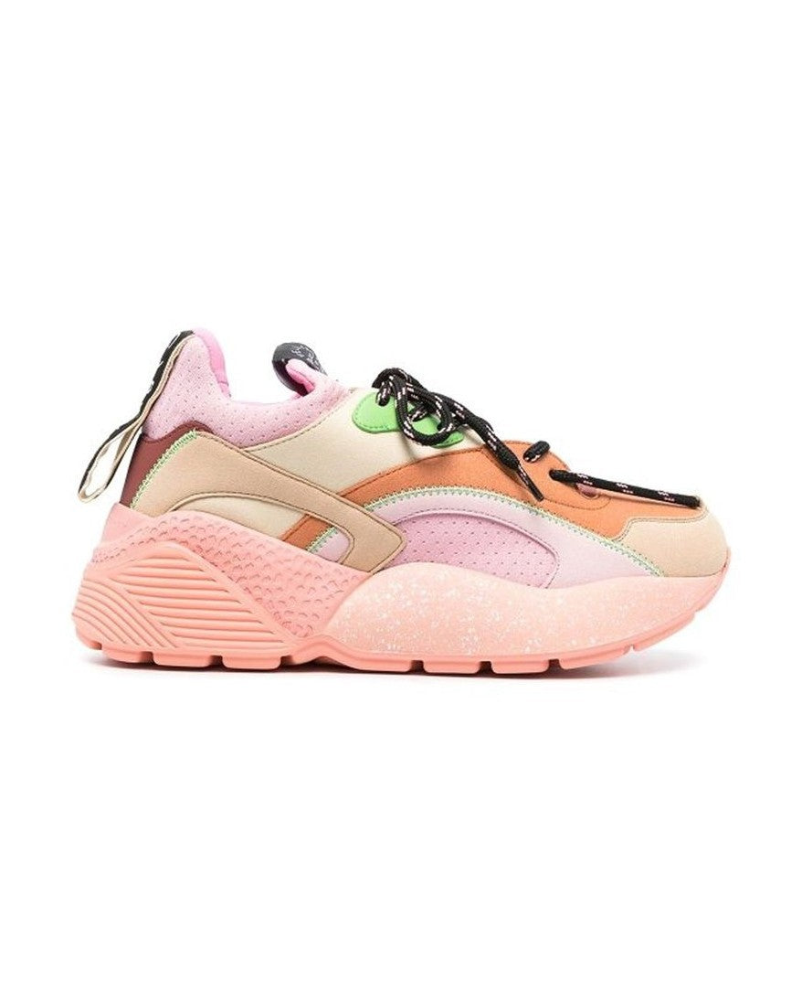 Stella Mccartney Orange Polyethylene Chunky Sneakers Glam Steals
