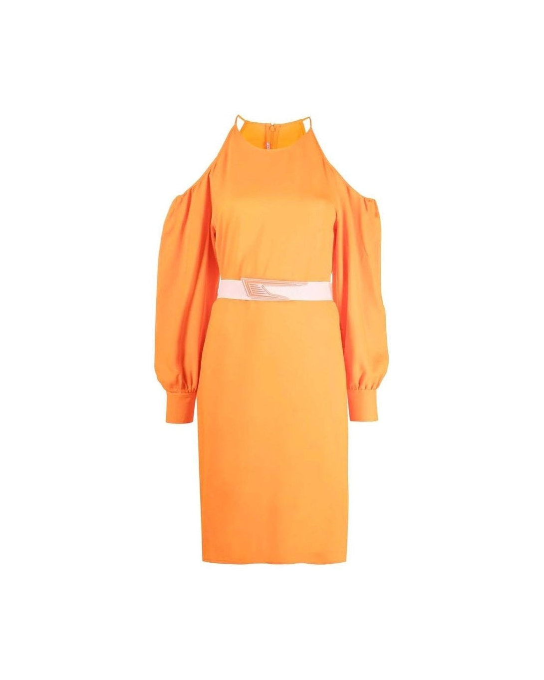 Stella Mccartney Orange Viscose Dress Dresses