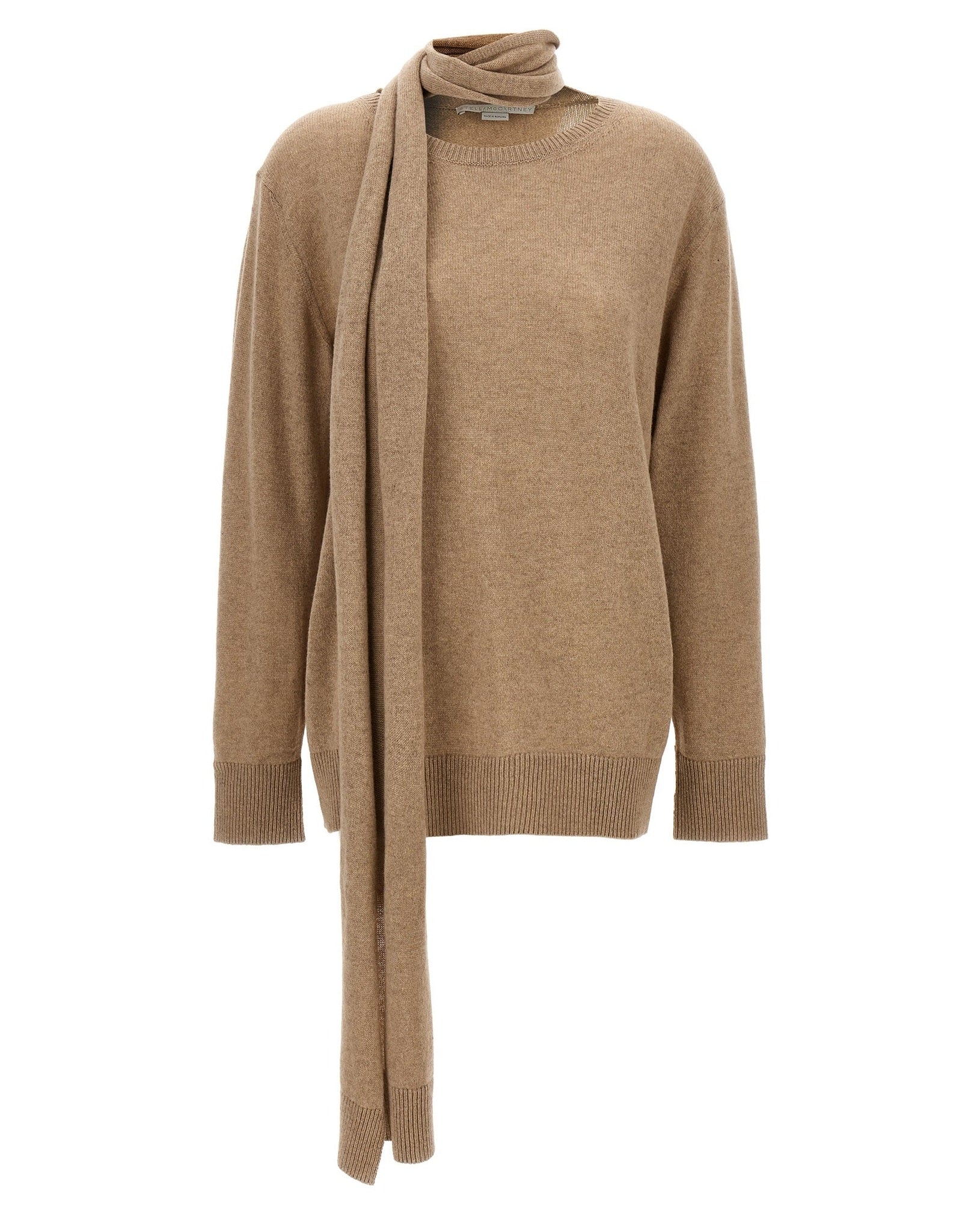 Stella Mccartney Scarf Detail Sweater Glam Steals
