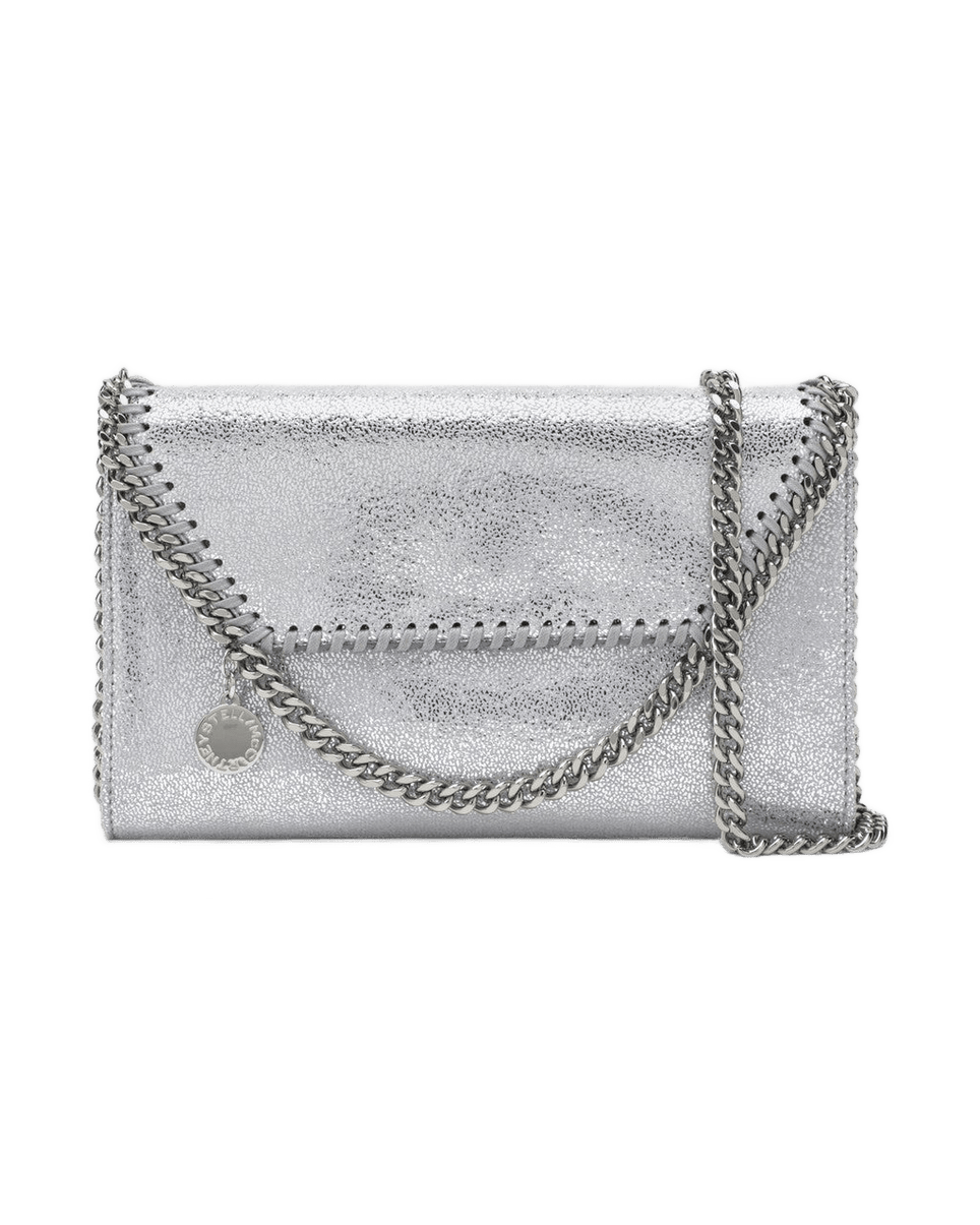 Stella Mccartney Silver Falabella Crossbody Wallet Bag Glam Steals
