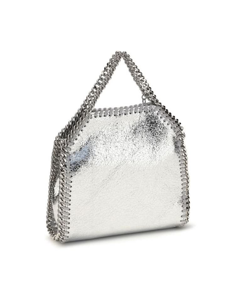 Stella Mccartney Silver Polyester Shoulder Bag Glam Steals