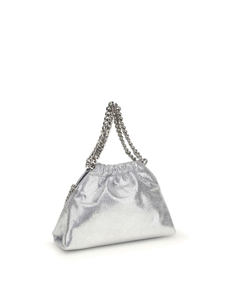 Stella Mccartney Silver Polyester Shoulder Bag Shoulder Bags
