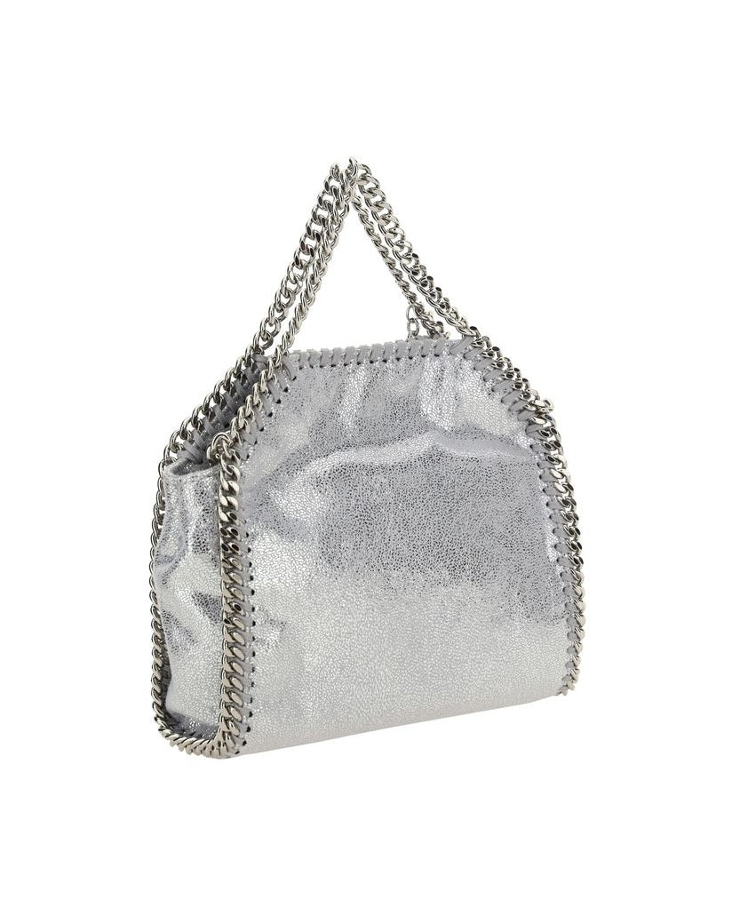 Stella Mccartney Silver Polyester Shoulder Bag Glam Steals