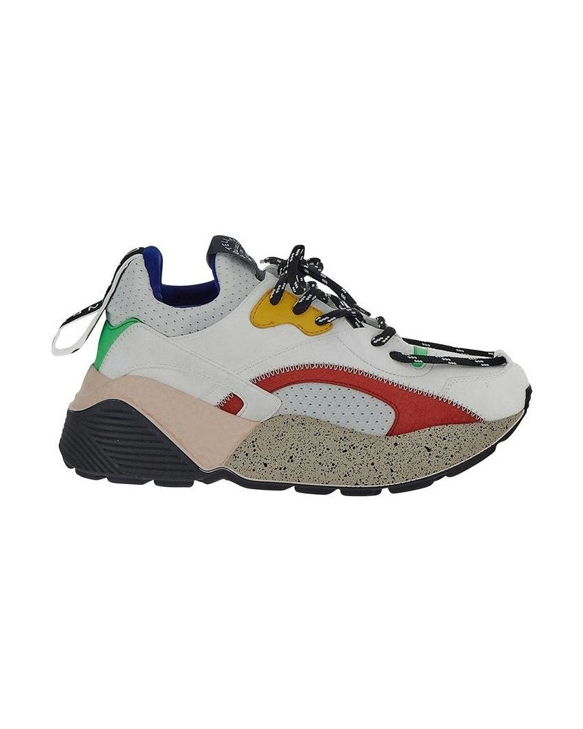 Stella Mccartney White Vegan Leather Chunky Sneakers Sneakers