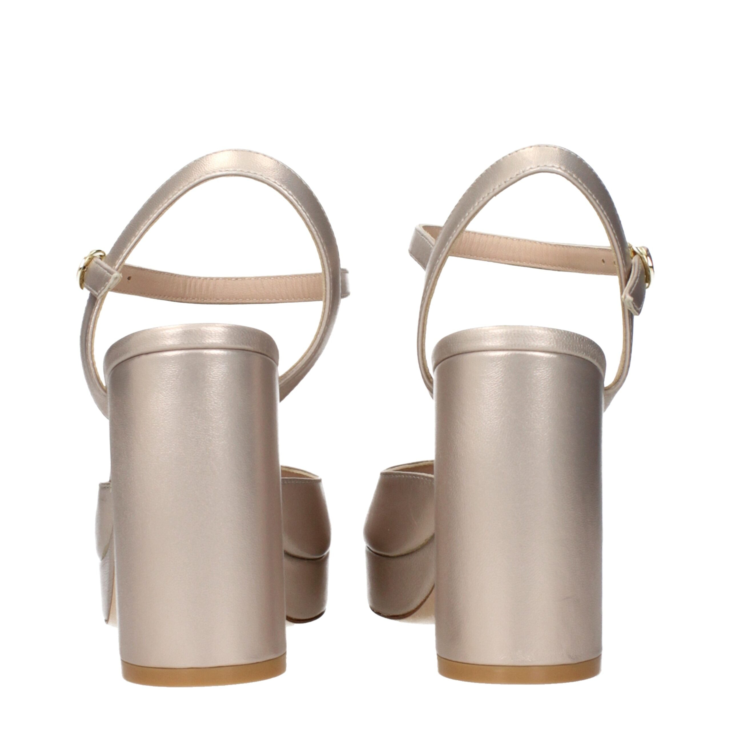 Stuart Weitzman Beige Leather Platforms Glam Steals