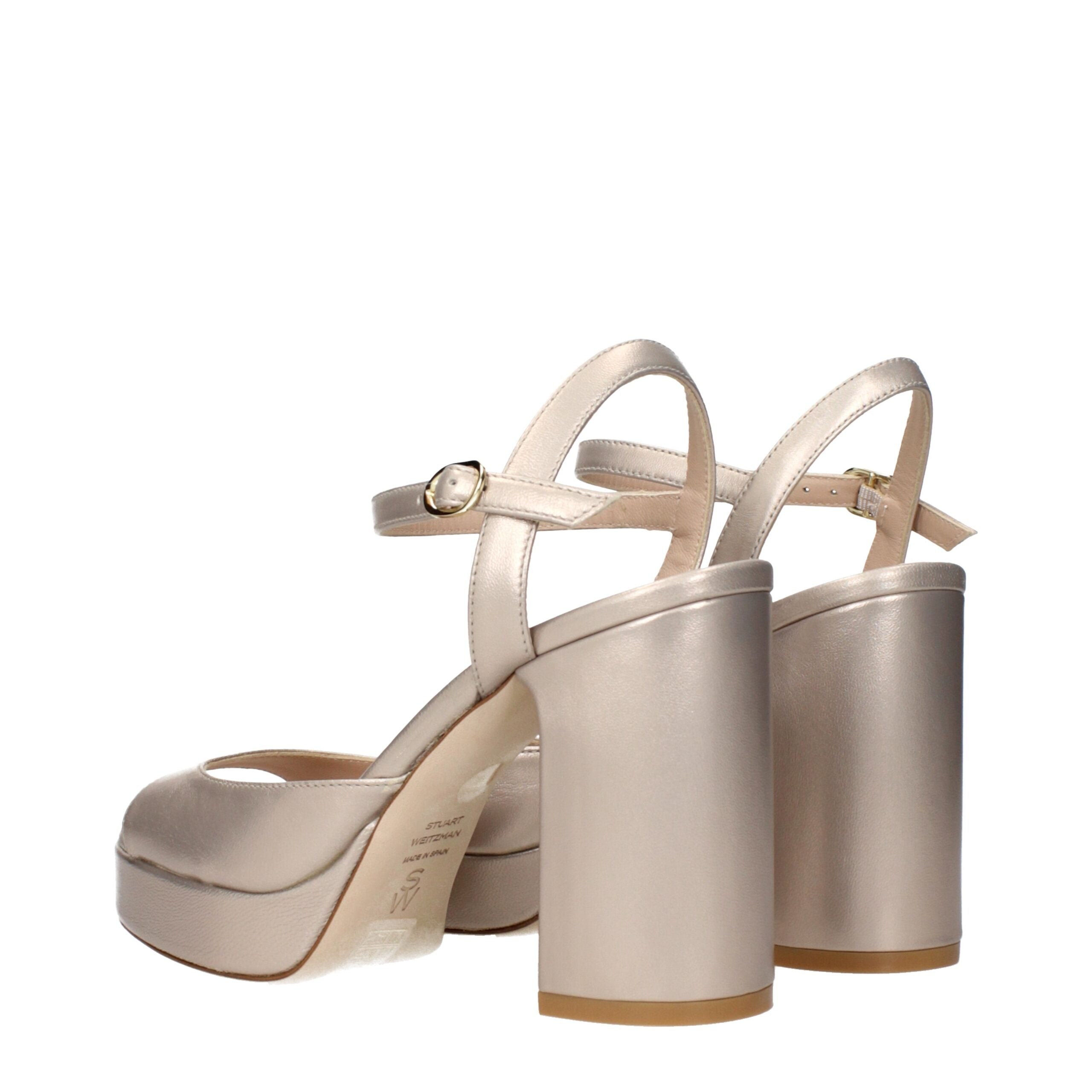 Stuart Weitzman Beige Leather Platforms Glam Steals
