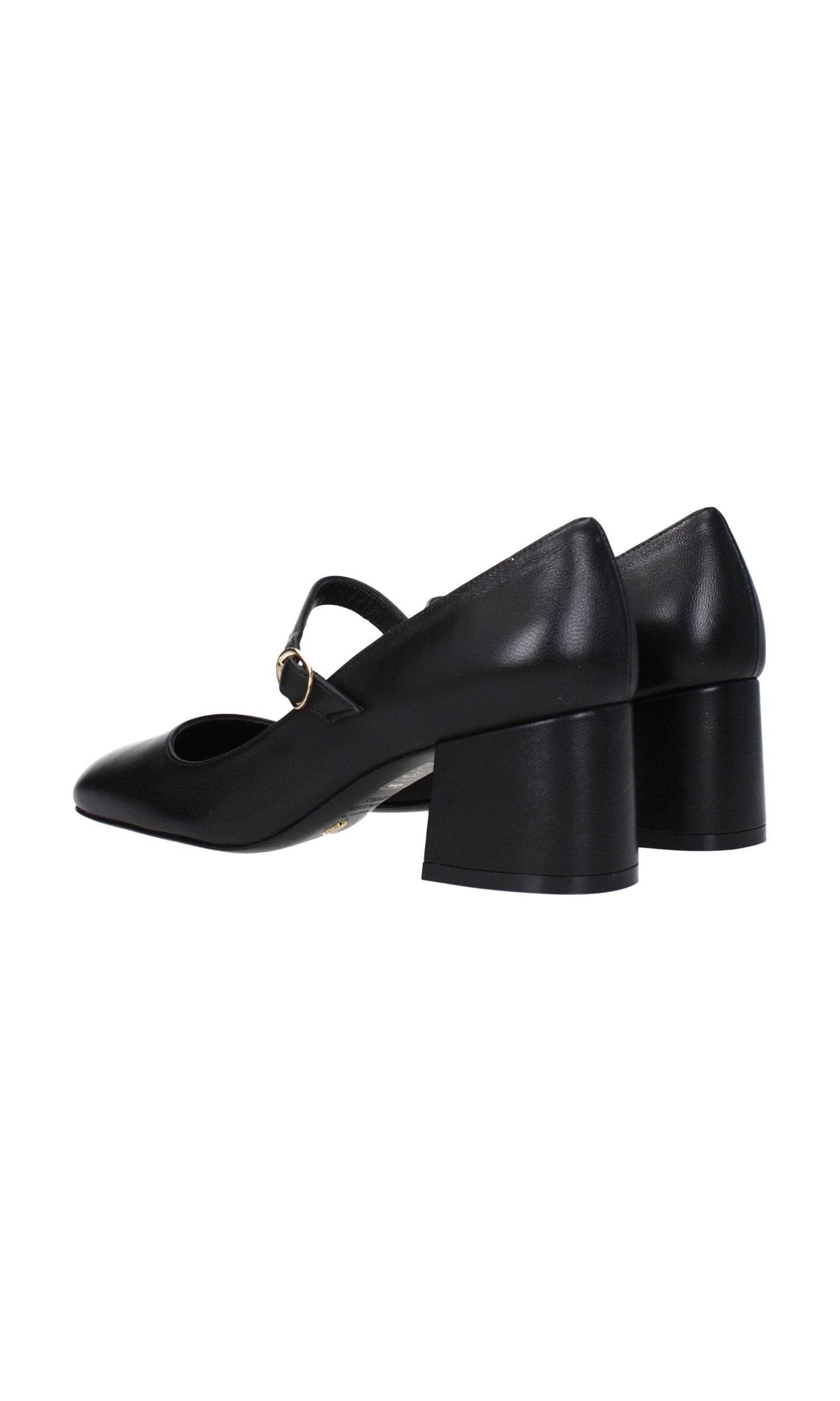 Stuart Weitzman Black Leather Mid Heel Pumps Glam Steals