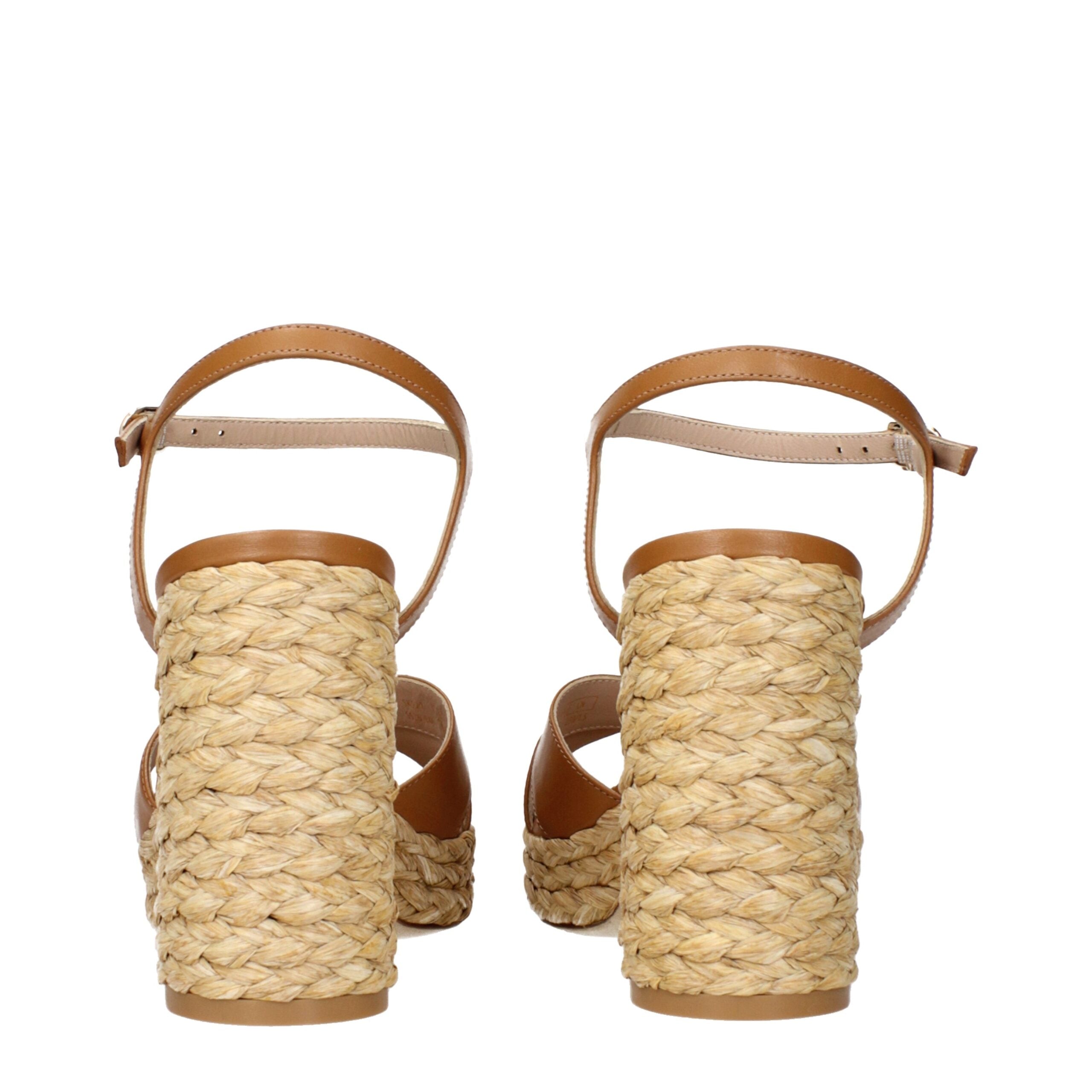 Stuart Weitzman Brown Leather Platforms Glam Steals