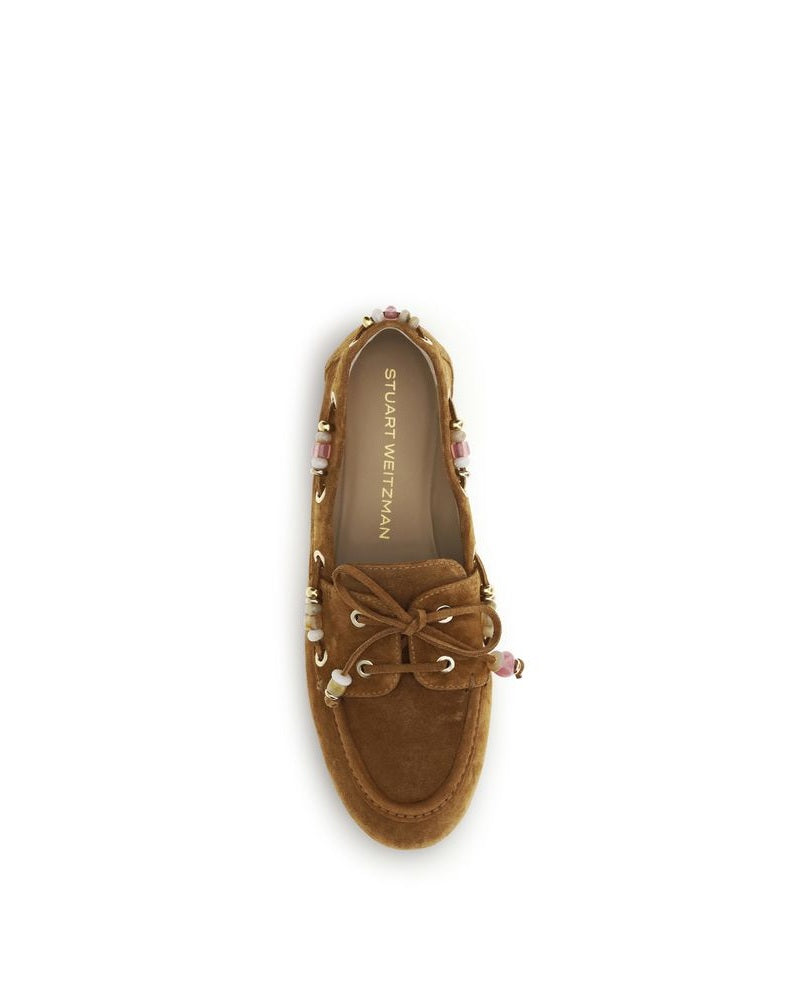 Stuart Weitzman Brown Slip On Loafers Glam Steals