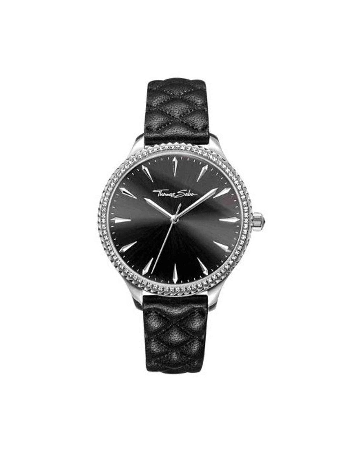 Thomas Sabo Black Leather Watch Watches