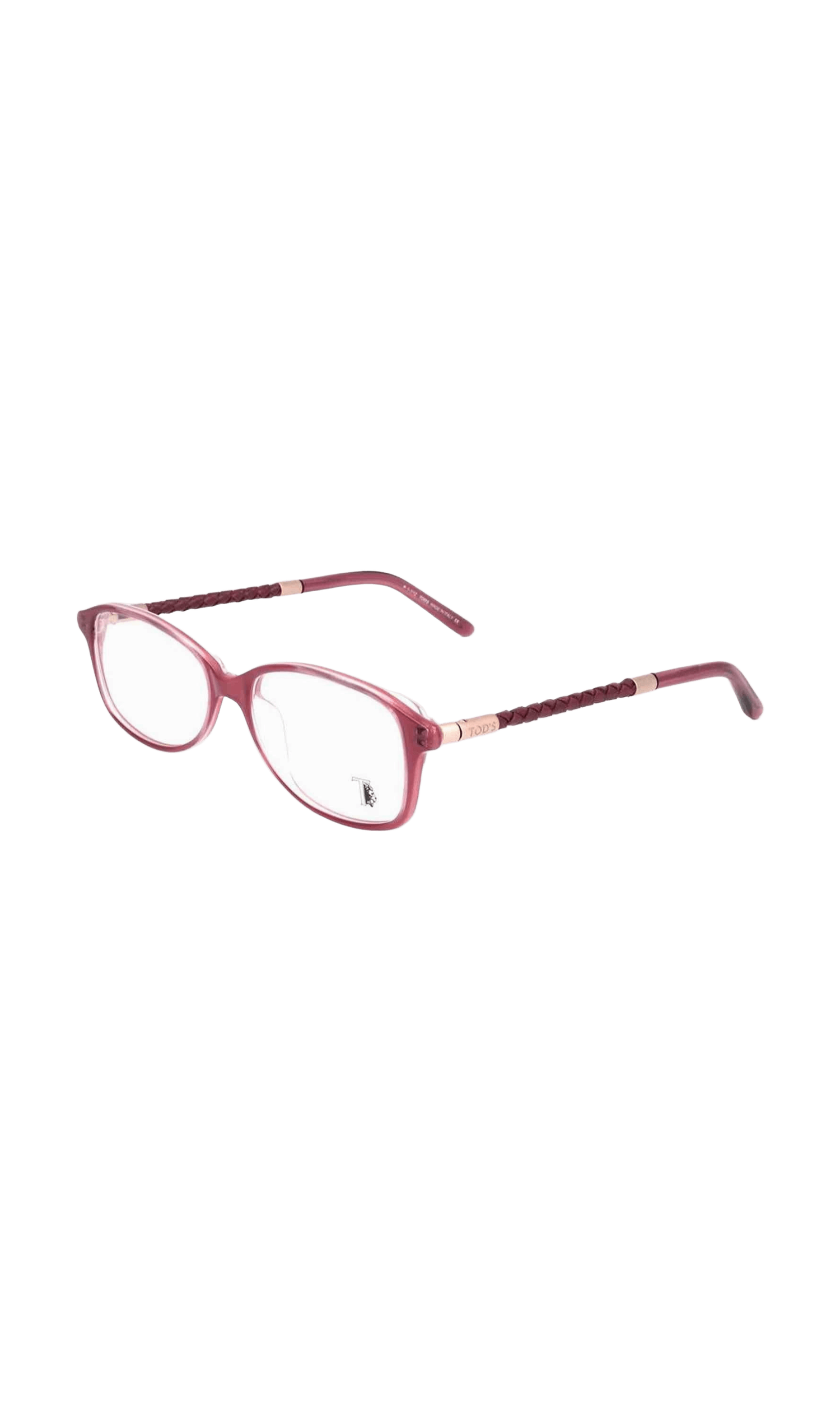 Tod'S Acetate Red Frame Glam Steals