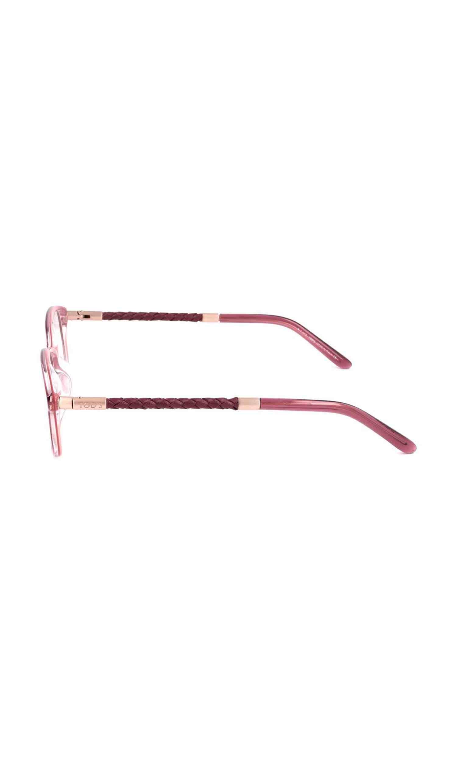 Tod'S Acetate Red Frame Glam Steals