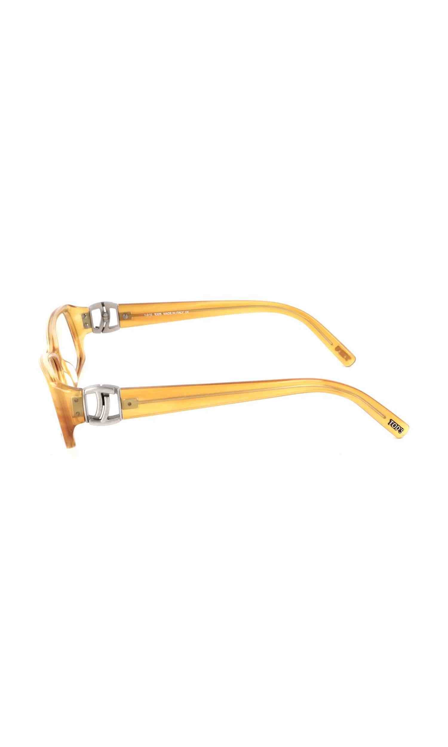 Tod'S Acetate Yellow Frame Glam Steals