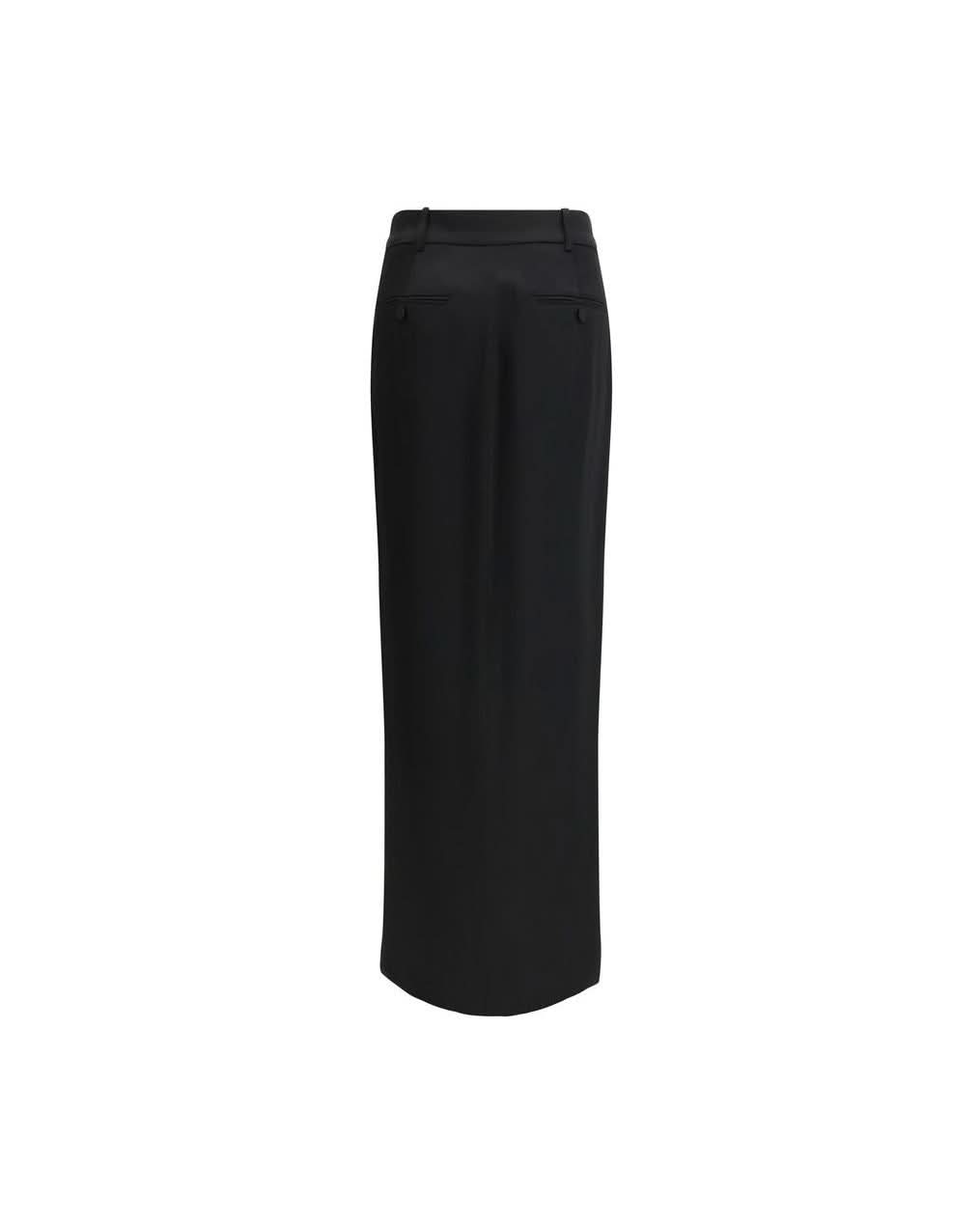 Tom Ford Black Acetate Long Skirt