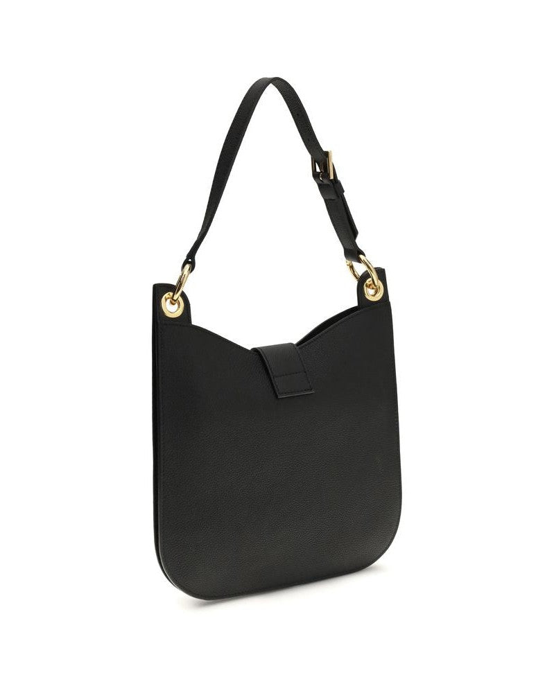 Tom Ford Black Calf Leather Bos Taurus Shoulder Bag Shoulder Bags