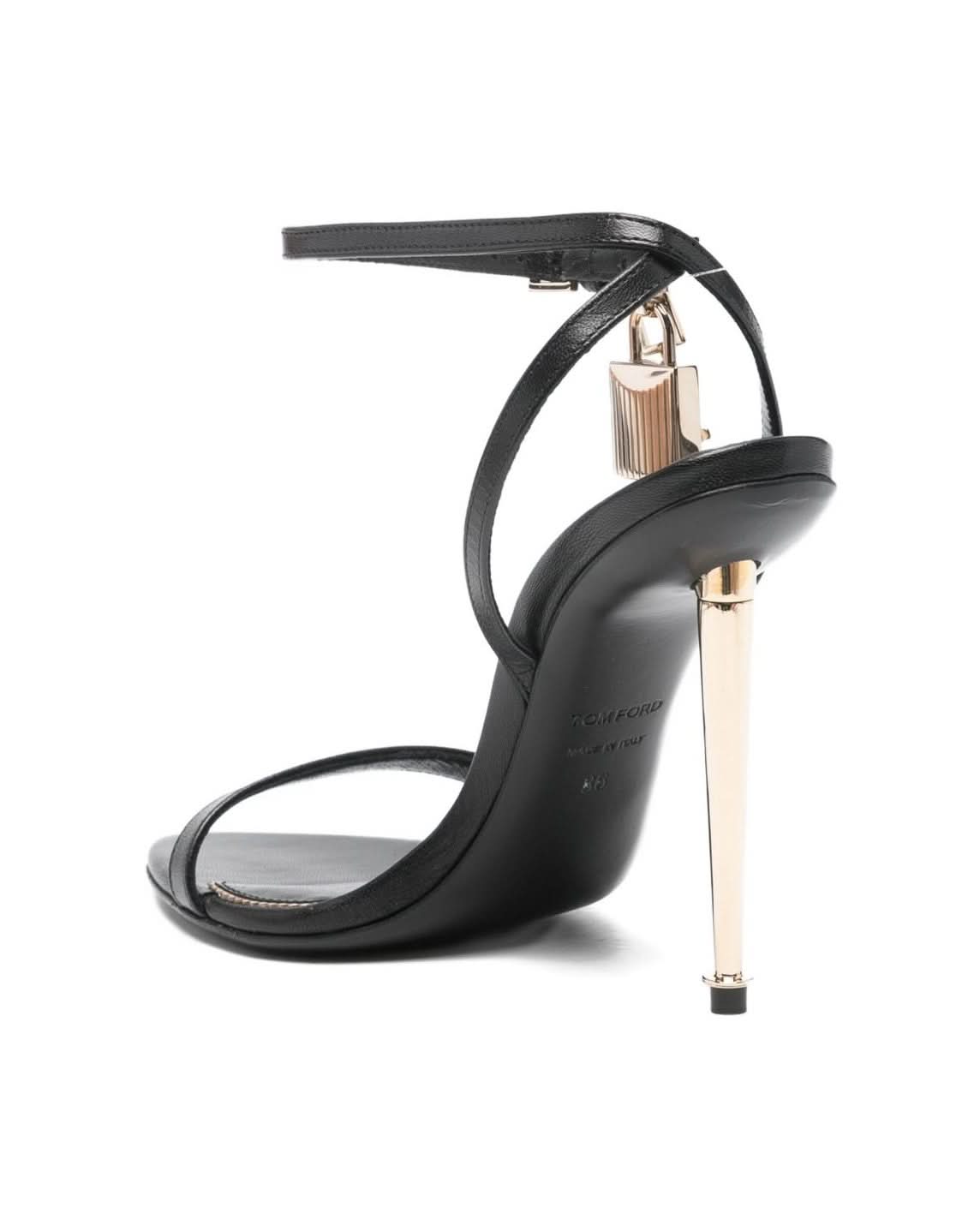 Tom Ford Black Sandals Heels