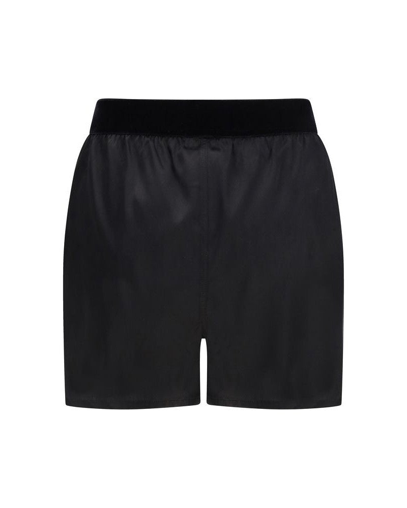 Tom Ford Black Silk Bermuda Shorts Bermudas