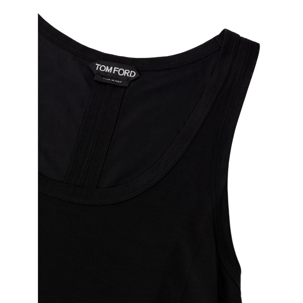Tom Ford Black Silk Tank Top Glam Steals