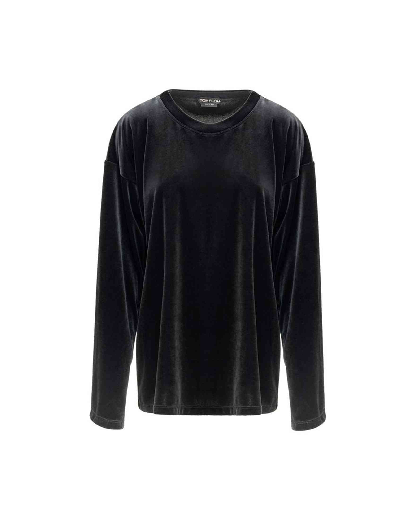 Tom Ford Black Synthetic Top & T-Shirt Glam Steals