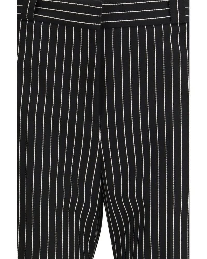 Tom Ford Black Wool Fleece Chino Pant