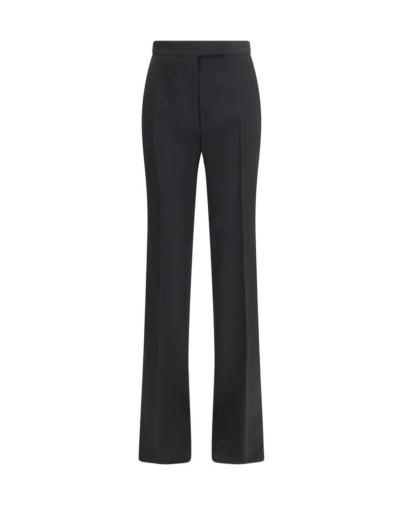 Tom Ford Black Wool Fleece Dress Pant