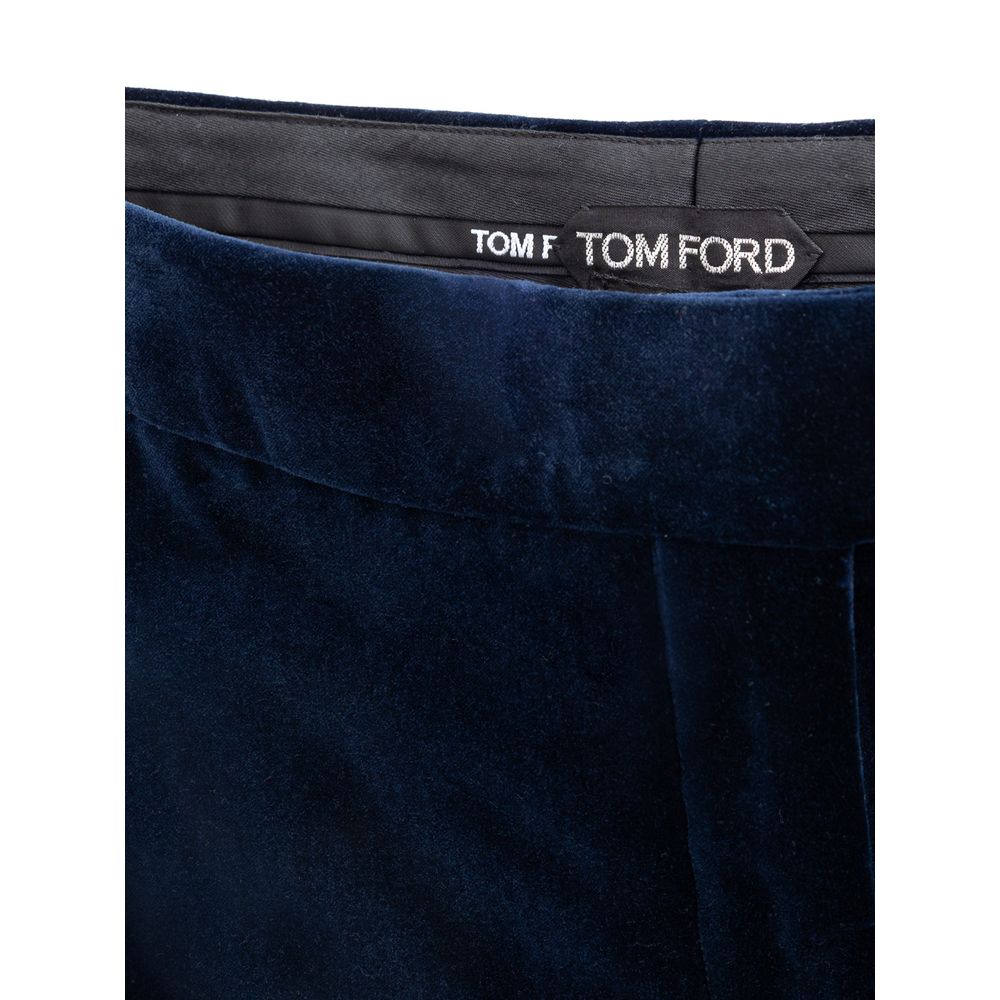 Tom Ford Blue Cotton Skirt Glam Steals