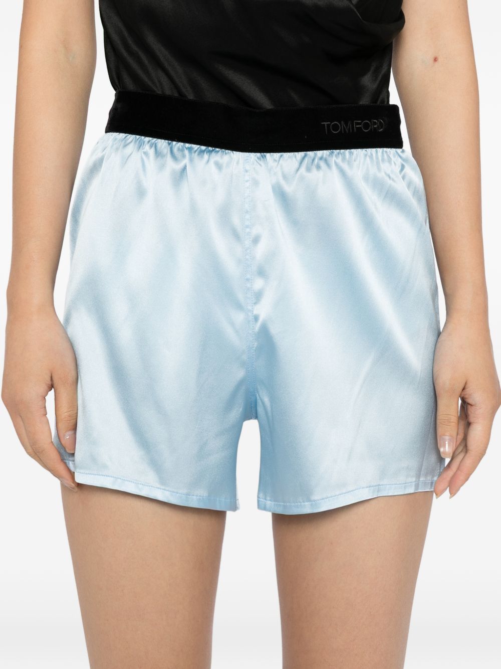 Tom Ford Clear Blue Shorts Glam Steals