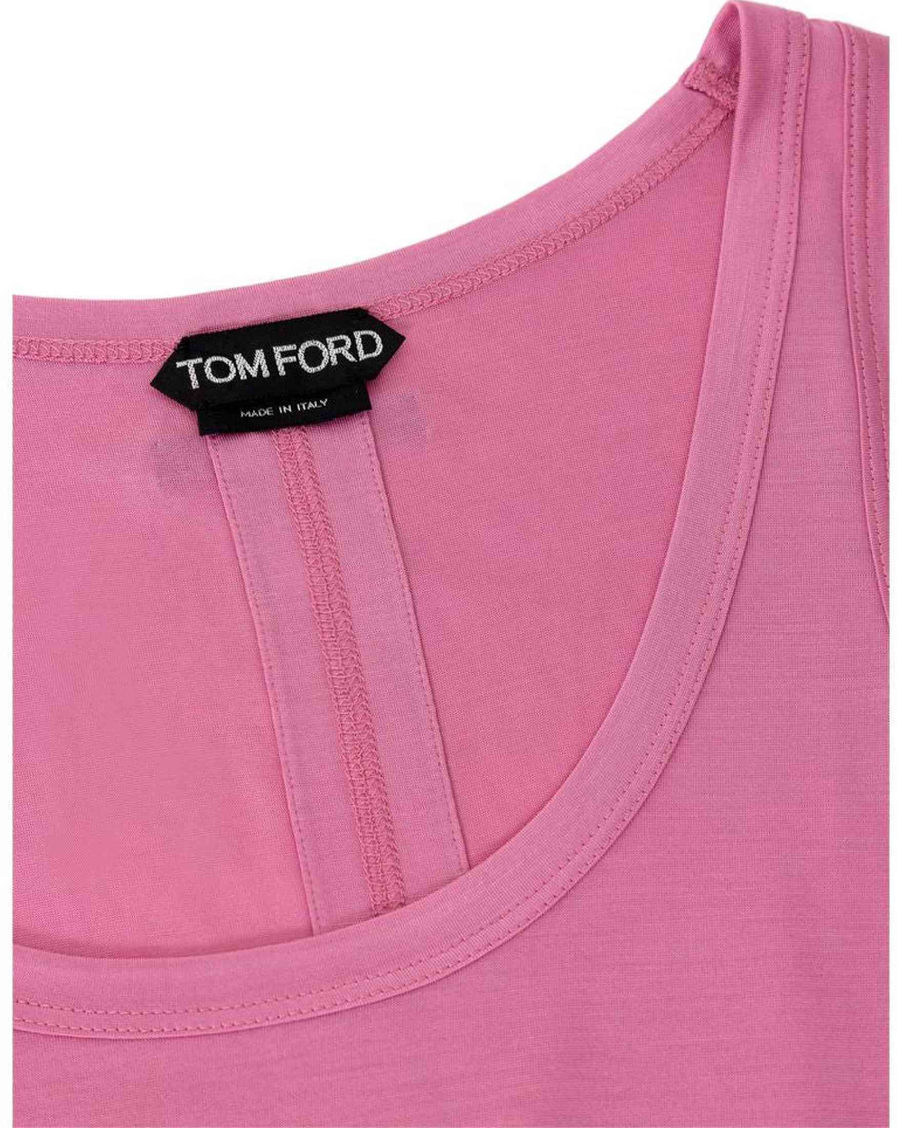 Tom Ford Pink Silk Tank Top Glam Steals