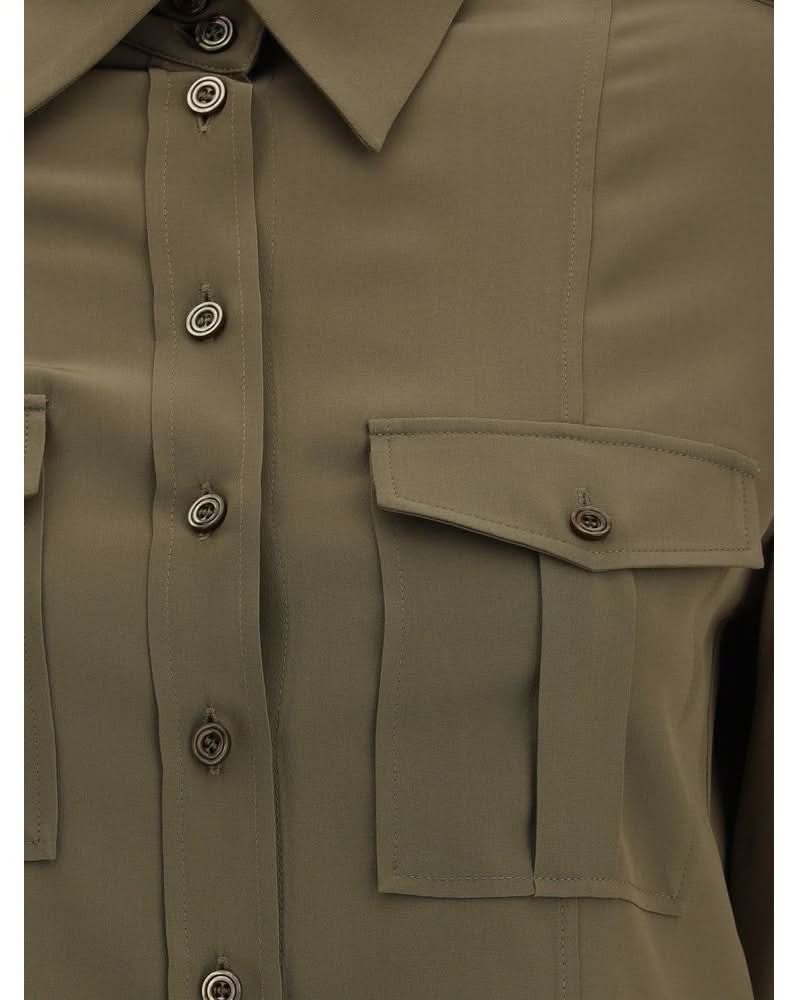 Tom Ford Silk Bicolor Dress Shirt