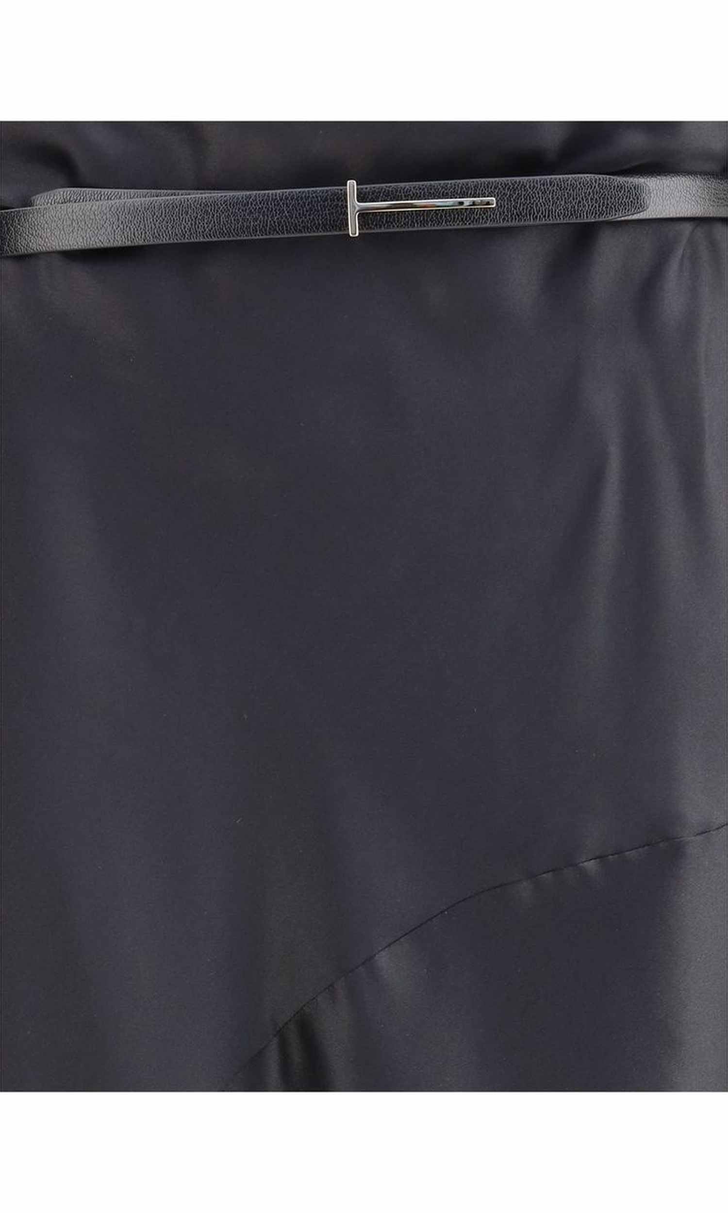 Tom Ford Silk Satin Long Skirt Glam Steals