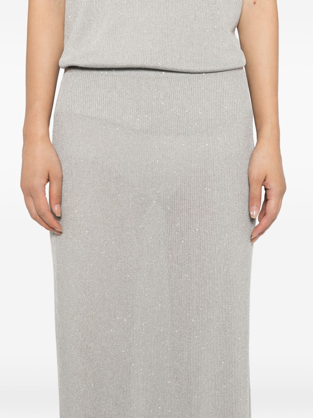 Tom Ford Silver Skirt Glam Steals