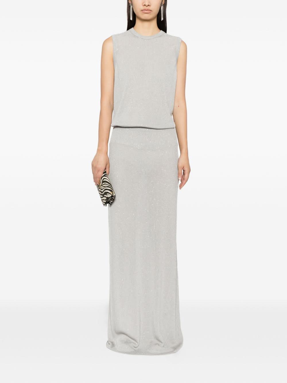 Tom Ford Silver Top Tank Tops