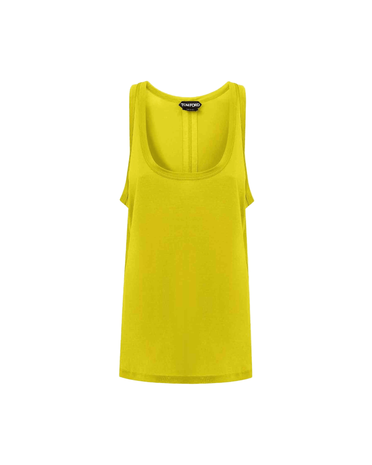 Tom Ford Yellow Silk Tank Top For Women | Glam Steals