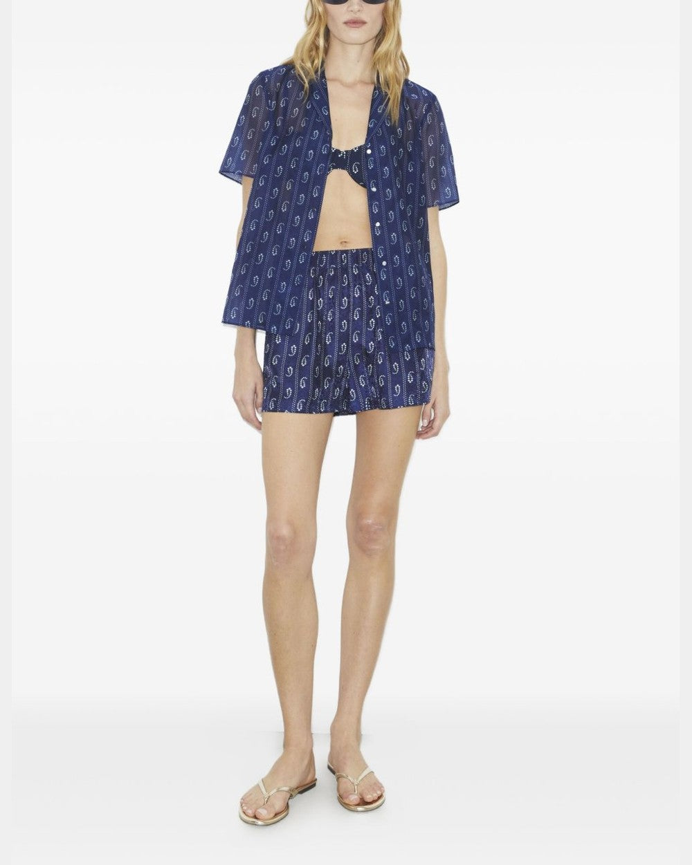 Tory Burch Blue Shorts Short Trousers