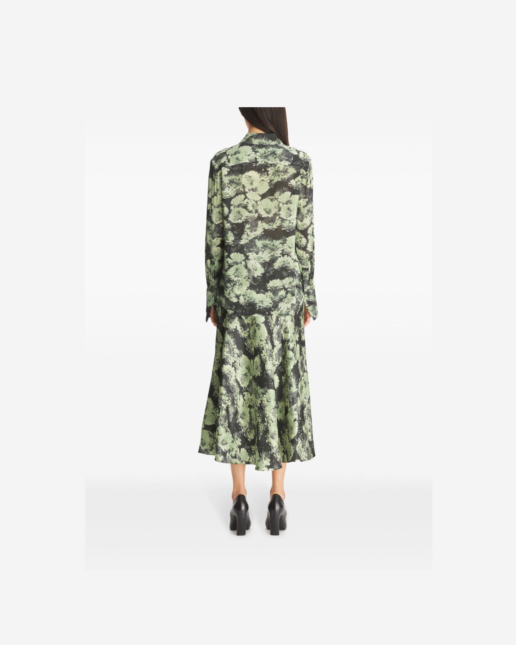 Tory Burch Green Shirt Glam Steals