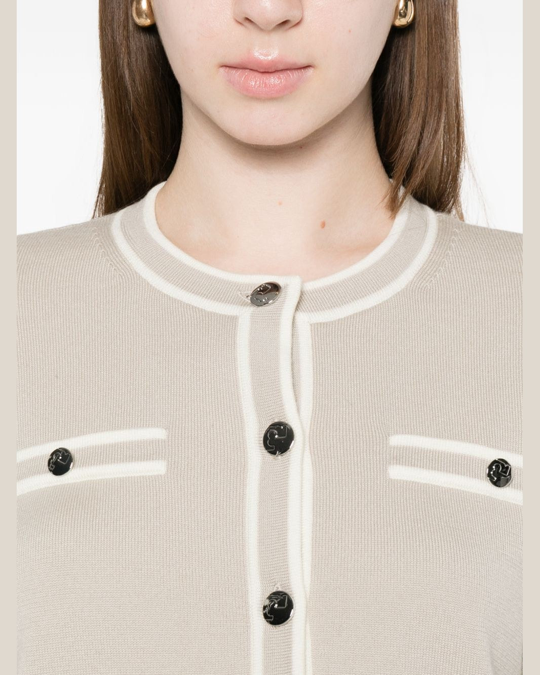Tory Burch Grey Sweater Glam Steals