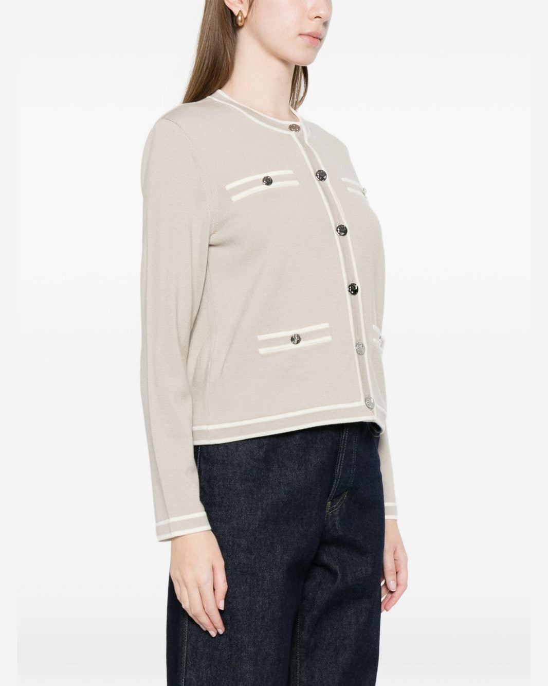 Tory Burch Grey Sweater Glam Steals