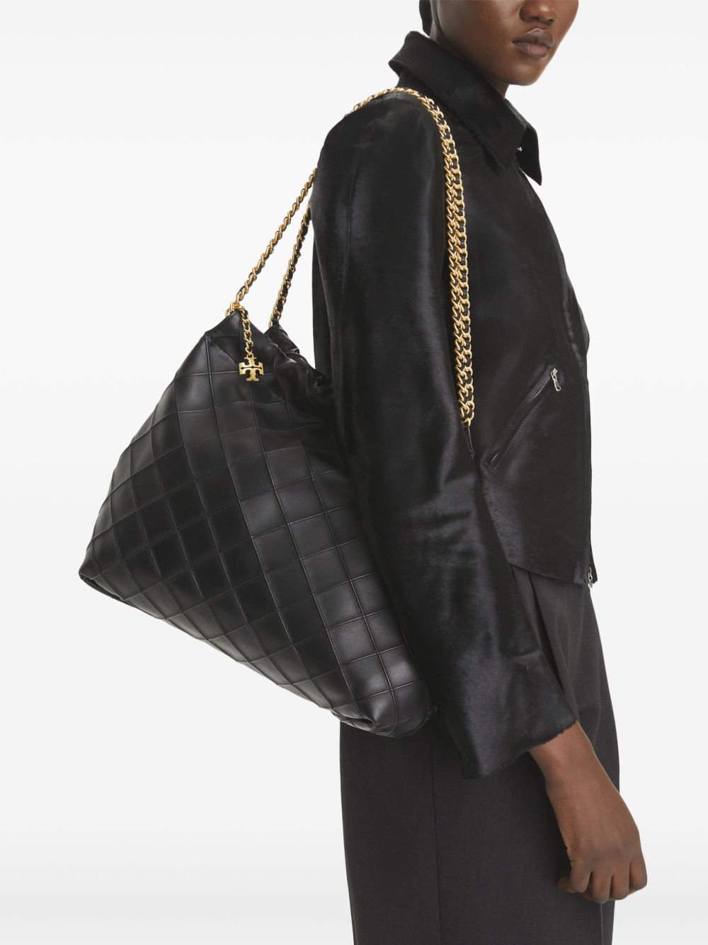 Tory Burch Leather Fleming Hobo Bag Glam Steals