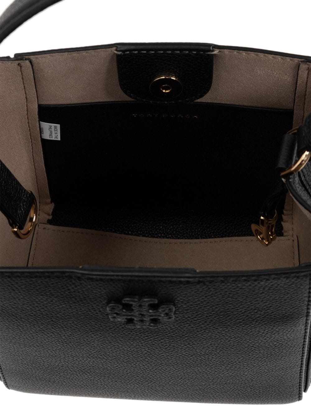 Tory Burch Leather Mcgraw Bucket Bag Glam Steals