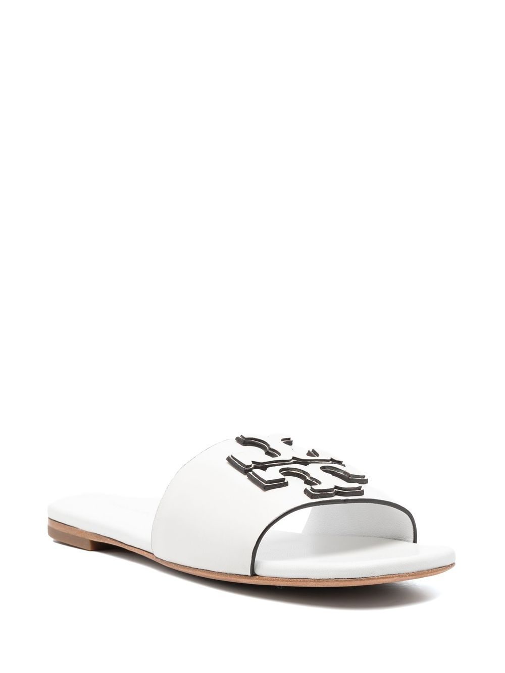 Tory Burch Logo Embossed Slides Glam Steals