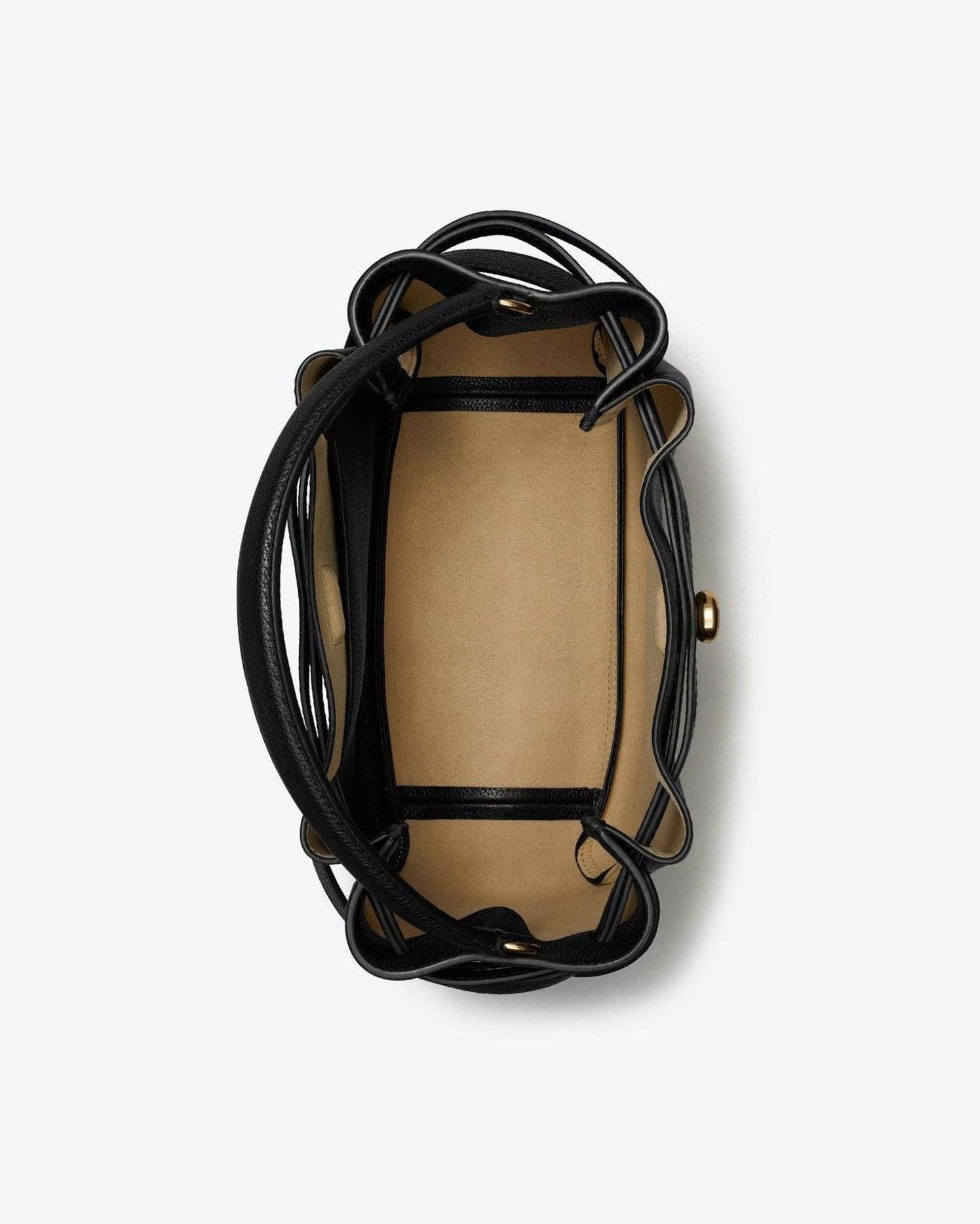 Tory Burch Romy Pebbled Bucket Bag Glam Steals