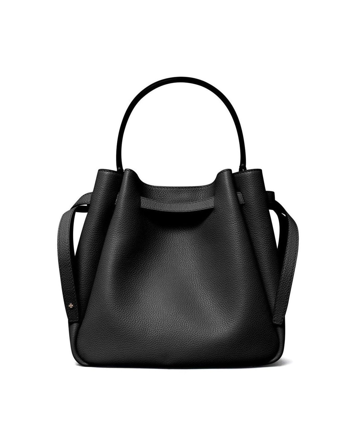 Tory Burch Romy Pebbled Bucket Bag Glam Steals