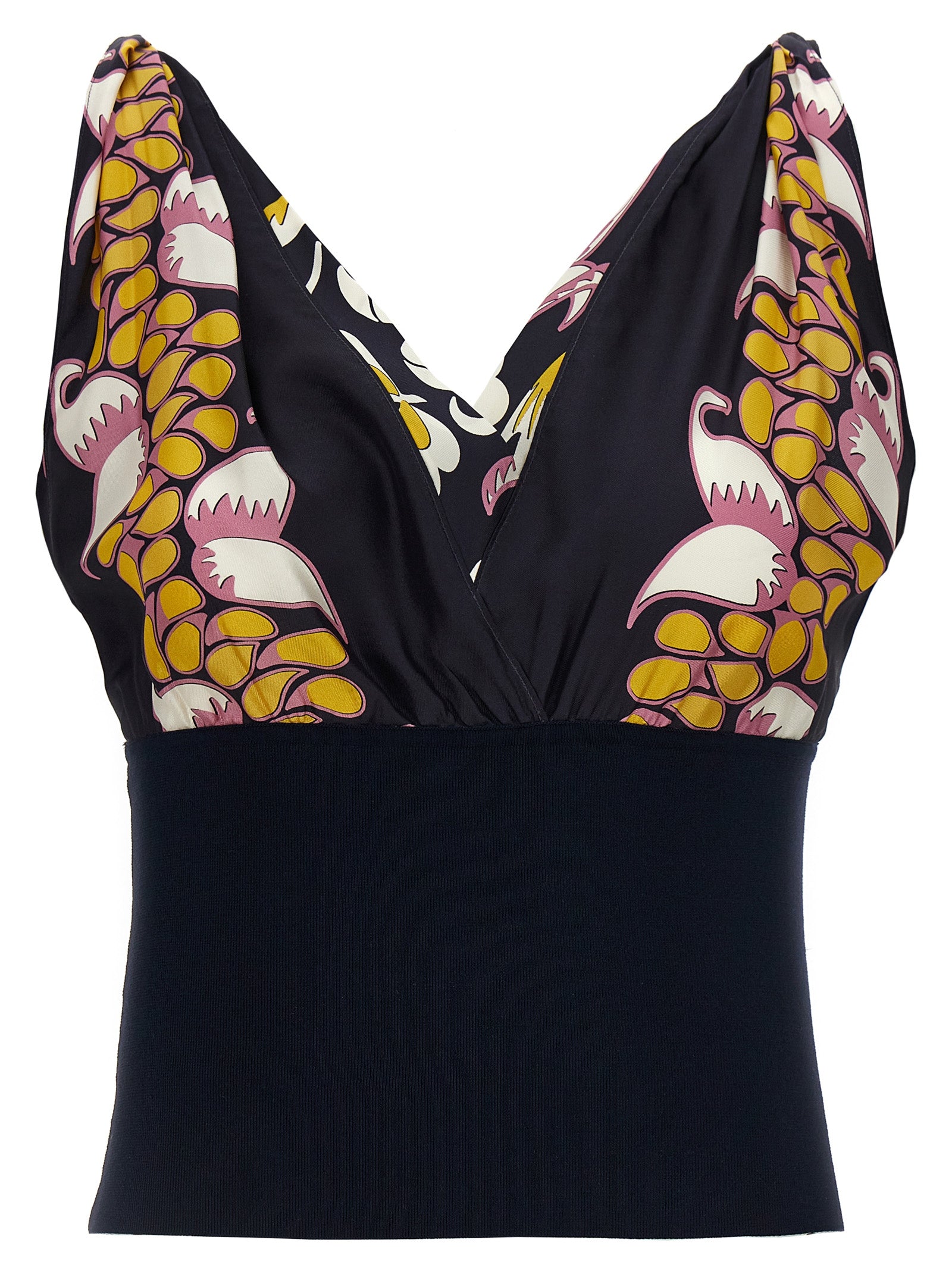 Tory Burch Silk Printed Top Glam Steals