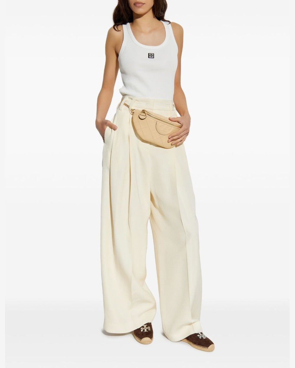 Tory Burch White Top Topwear