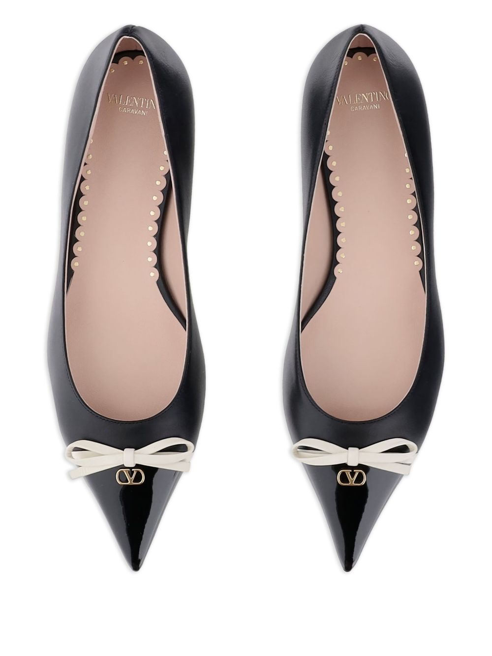 Valentino Black Garavani Flat Shoes Glam Steals